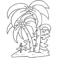 Date palm coloring pages