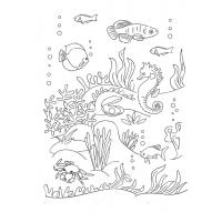 Seabed coloring pages