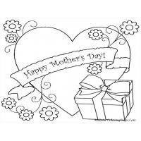 Happy mothers day coloring pages