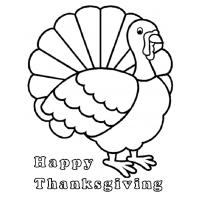 Happy thanksgiving coloring pages