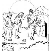 Religious easter coloring pages