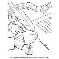 Independence day coloring pages