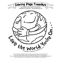 Kindergarten earth day coloring pages