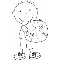 Kindergarten earth day coloring pages