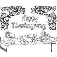 Thanksgiving Day Coloring Pages