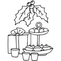 Christmas treats coloring pages