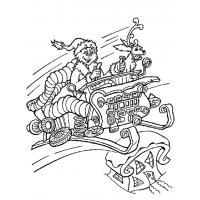 The grinch coloring pages