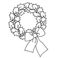 Wreath coloring pages