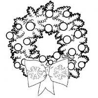 Wreath coloring pages