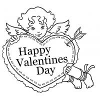 Valentine's day coloring pages